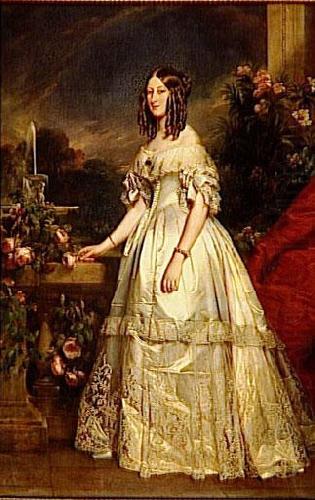 Franz Xaver Winterhalter Portrait of Victoria of Saxe Coburg and Gotha china oil painting image